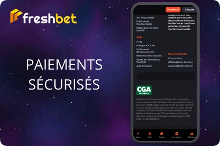 Le chiffrement TLS de Freshbet Casino protège chaque transaction et chaque connexion